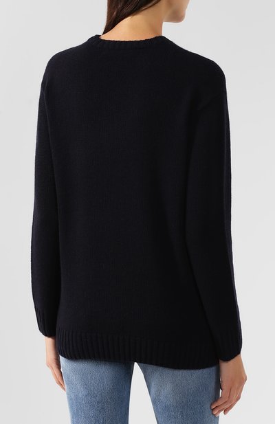 Кашемировый пуловер RALPH LAUREN темно-синего цвета по цене 274000 руб., арт. 290771850, фото 4 Кашемировый пуловер RALPH LAUREN, арт. 290771850, фото 4