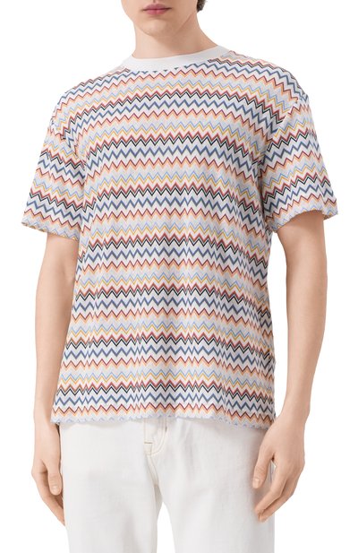 Хлопковая футболка MISSONI, арт. US25SL0H/BR010U, фото 3
