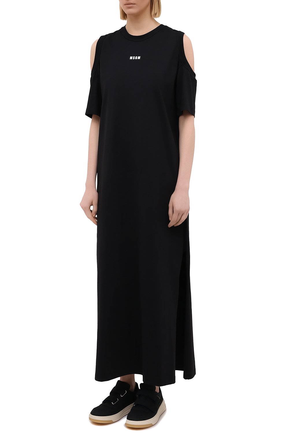 Хлопковое платье MSGM, арт. 3041MDA61 217298, фото 3