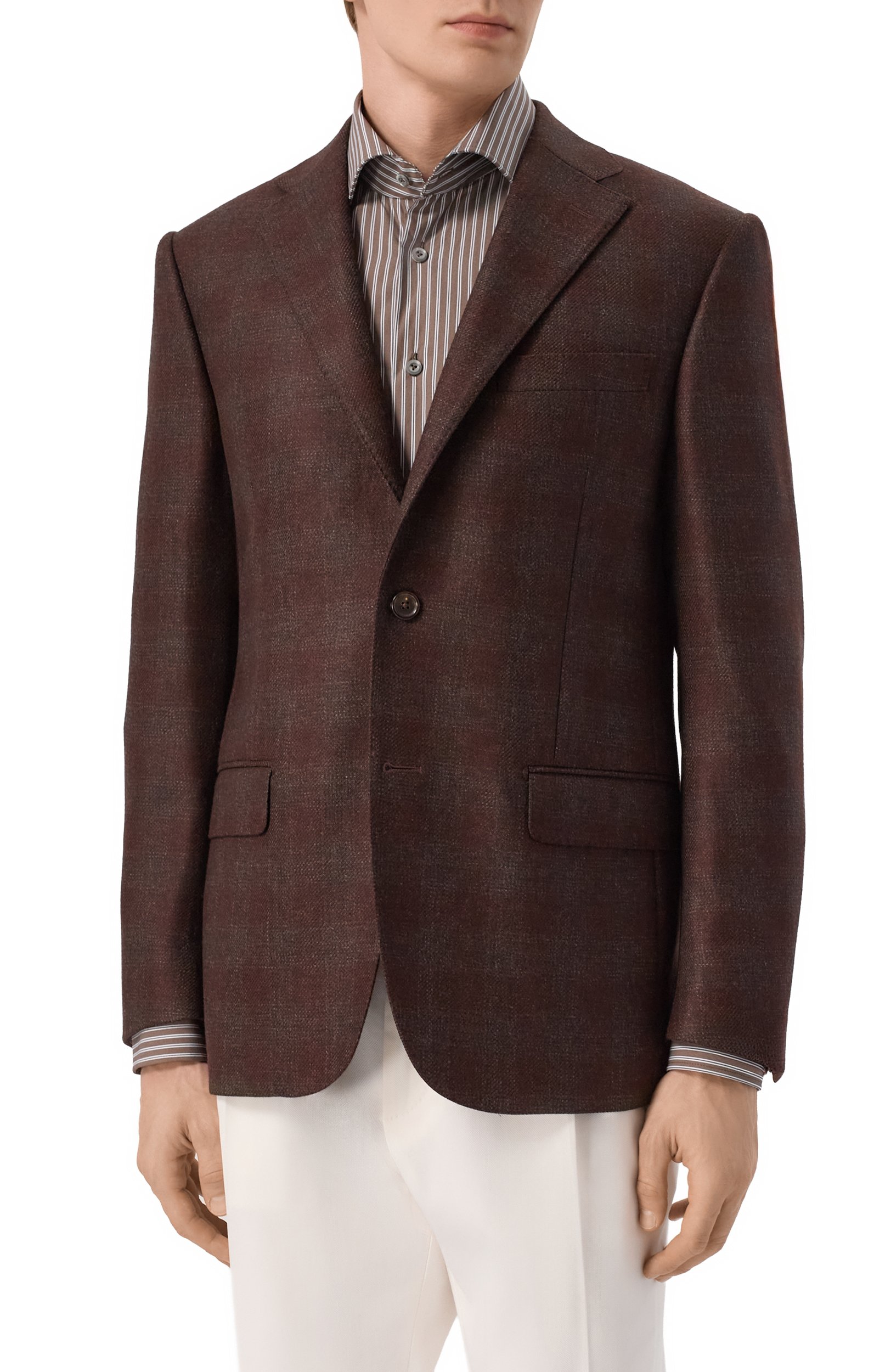 Шерстяной пиджак CORNELIANI, арт. 286008/2A16226, фото 3
