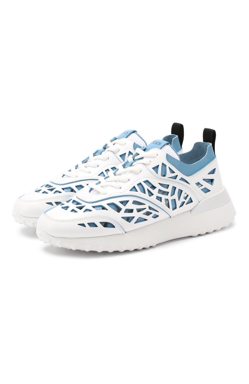 Женские белые кожаные кроссовки TOD’S купить в интернет-магазине ЦУМ ...