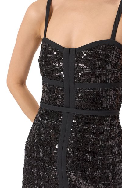 Платье с отделкой пайетками GIAMBATTISTA VALLI, арт. 25SSPVTE5102-23LAB, фото 5