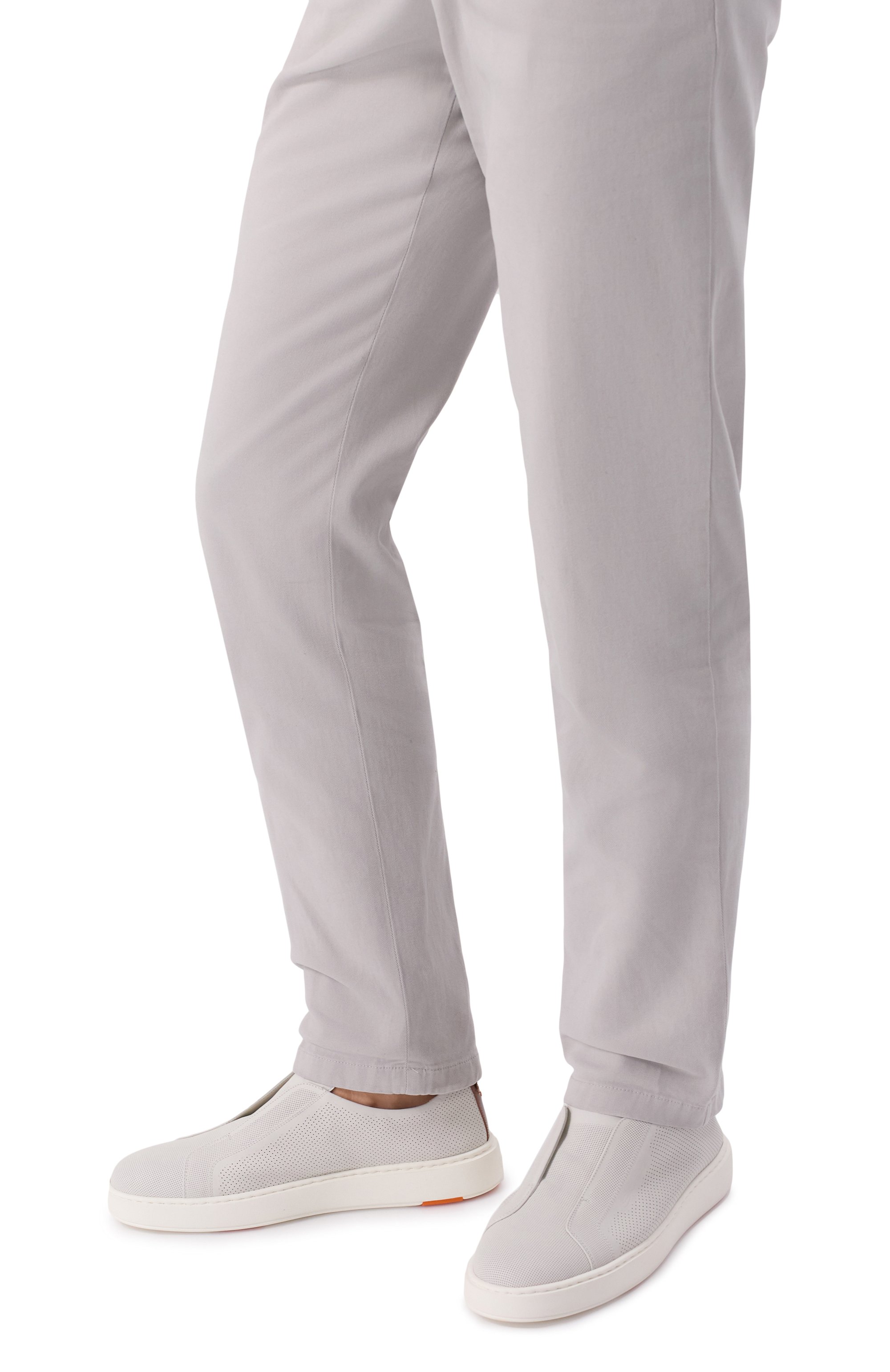 Кожаные кеды cleanic SANTONI, арт. MBCG22006BARTGLB, фото 3