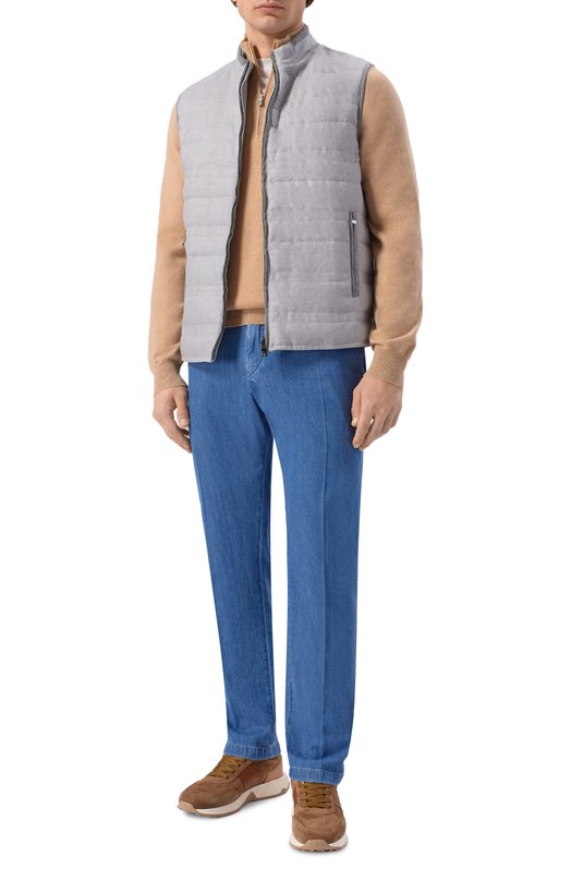 Замшевые кроссовки Tod’s XXM63K0GT80/S0B Коричневый  XXM63K0GT80/S0B Фото 2