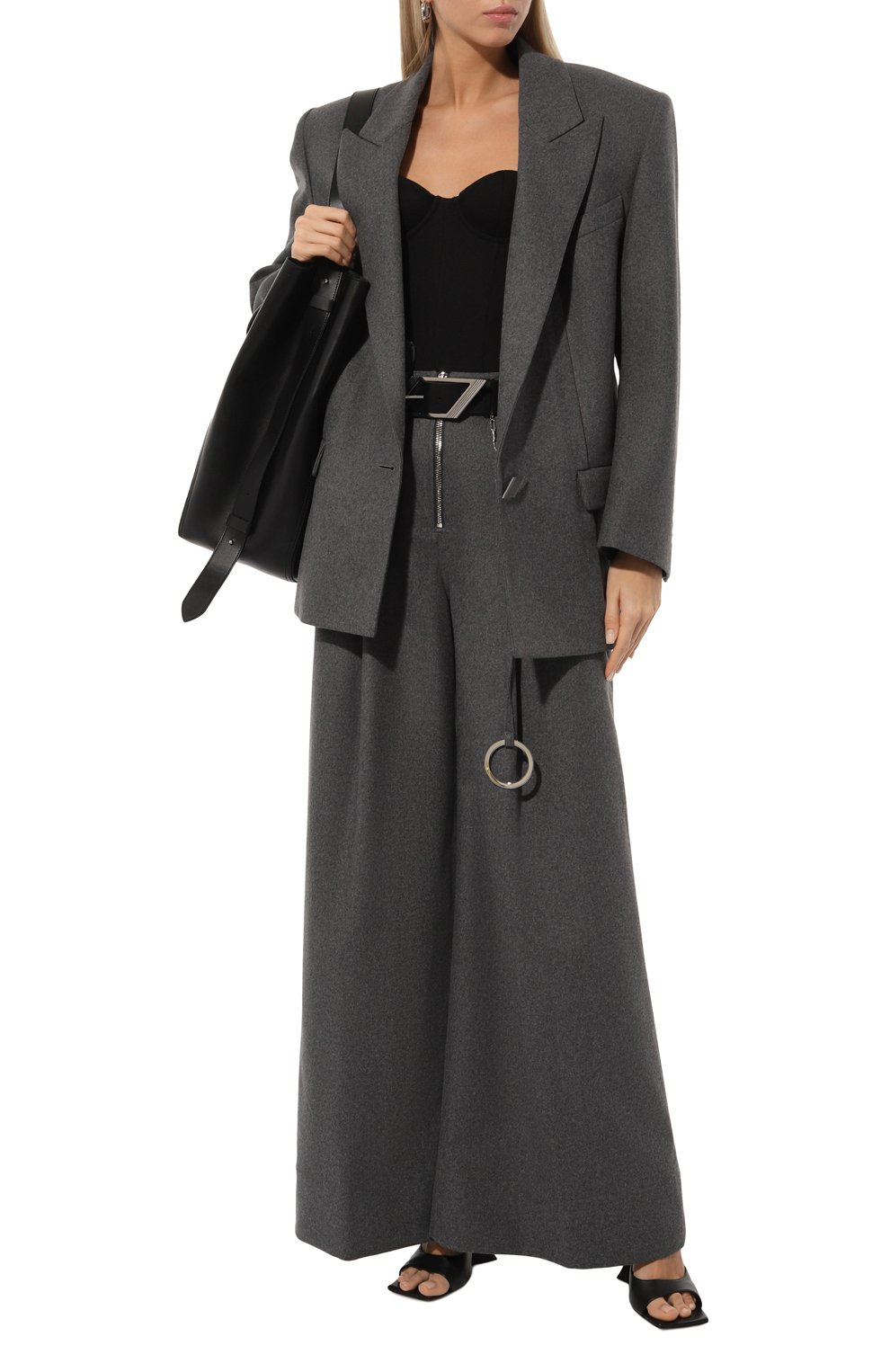 Шерстяной жакет THE ATTICO, арт. 248WCG65/W055, фото 2