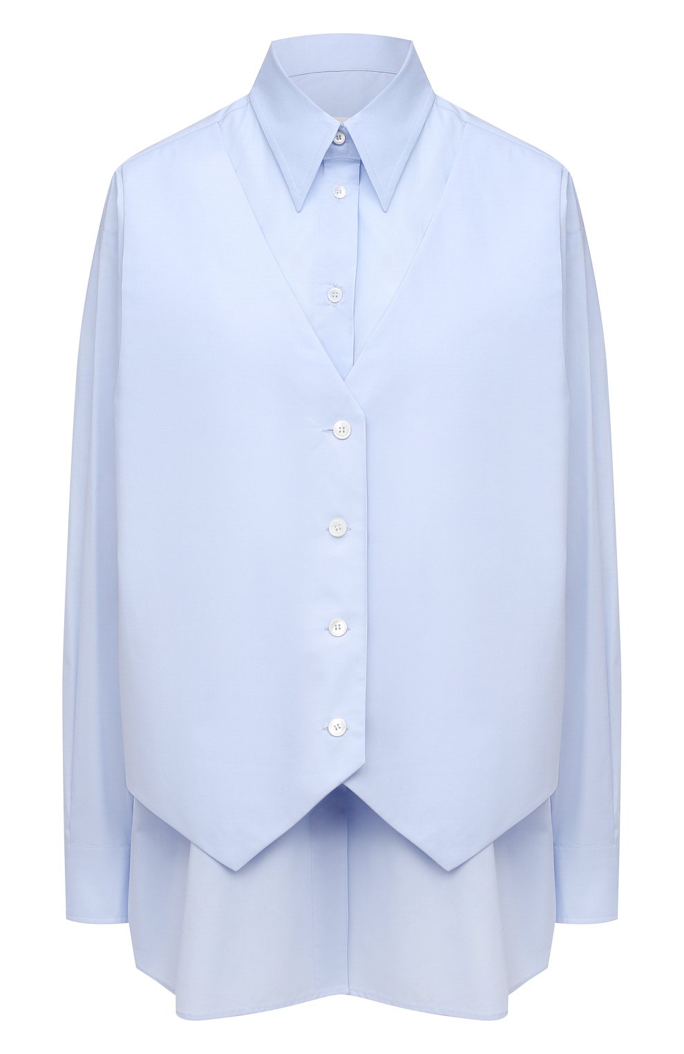 Хлопковая рубашка MM6, арт. S52DL0151/S47294, фото 1