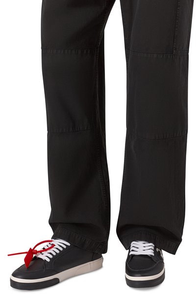 Кожаные кеды new low vulcanized OFF-WHITE, арт. 0MIA293C99LEA002, фото 3