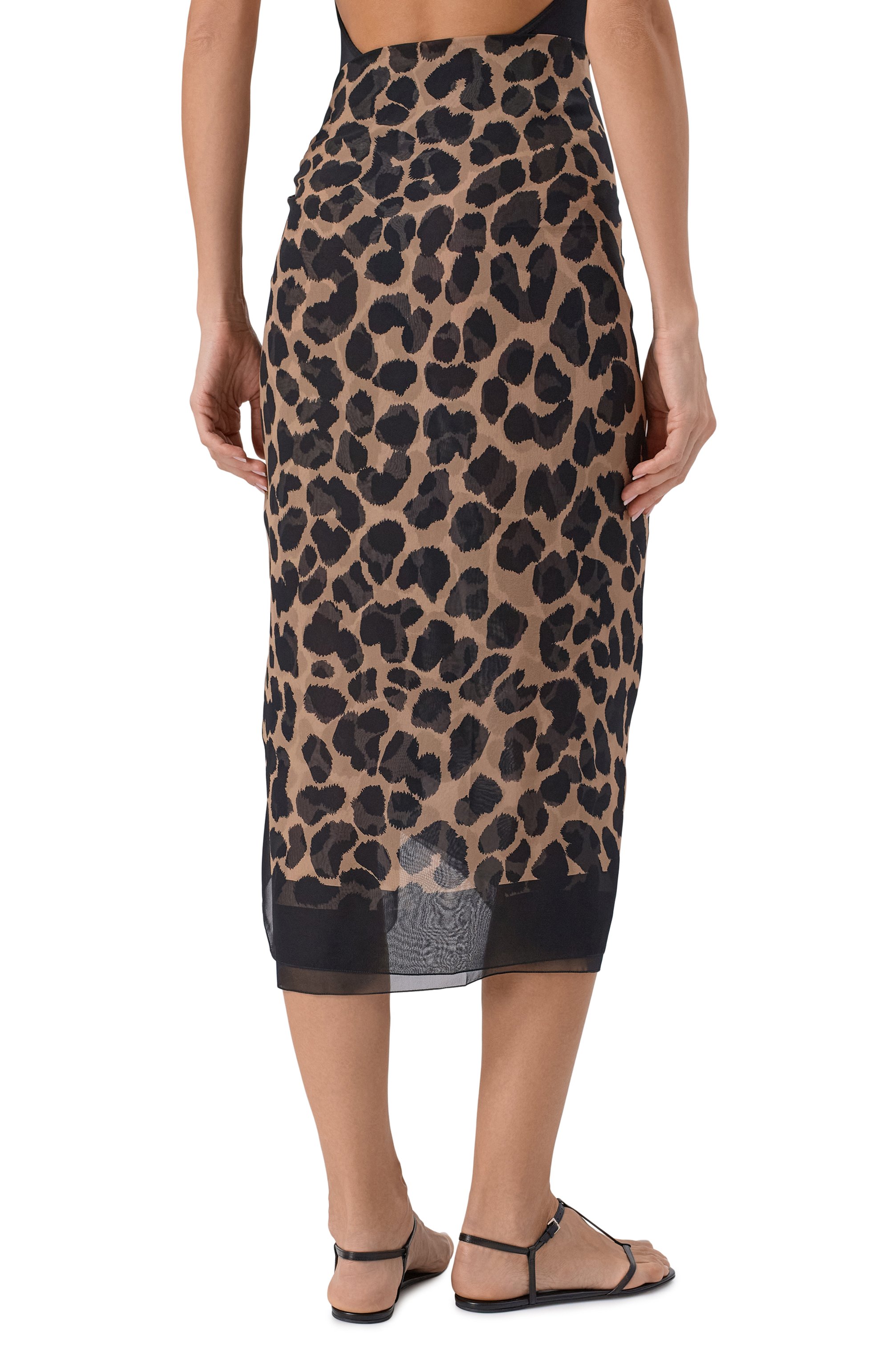 Шелковое парео BALMAIN, арт. BKA202360, фото 4