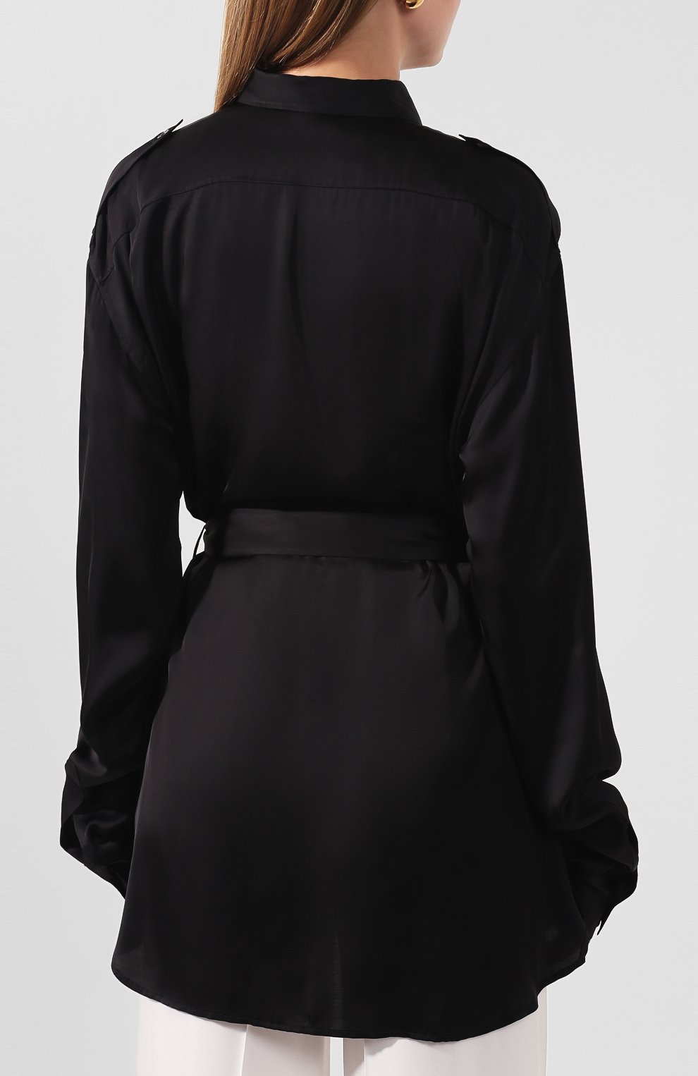 Рубашка из вискозы ANN DEMEULEMEESTER, арт. 2001-2028-126-099, фото 4