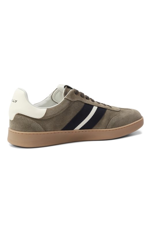 Замшевые кеды Retro Crest Bally MSK0F7/SU005 Хаки  MSK0F7/SU005 Фото 5