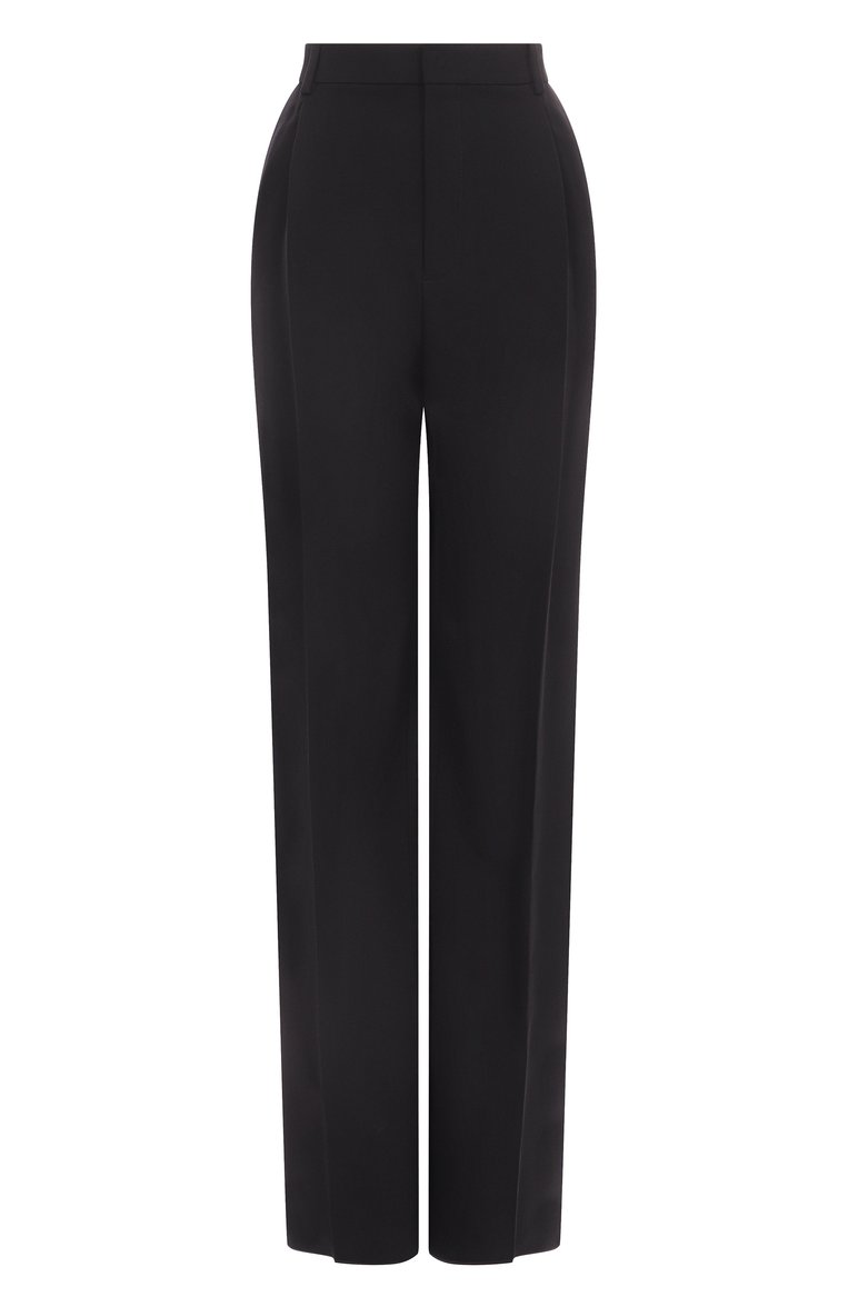 Шерстяные брюки SAINT LAURENT, арт. 813972/Y7E63, фото 1