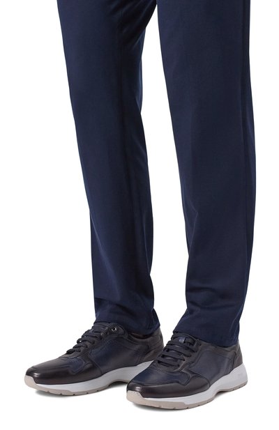 Кожаные кроссовки ZILLI, арт. H0138BM1166VZEV06, фото 3