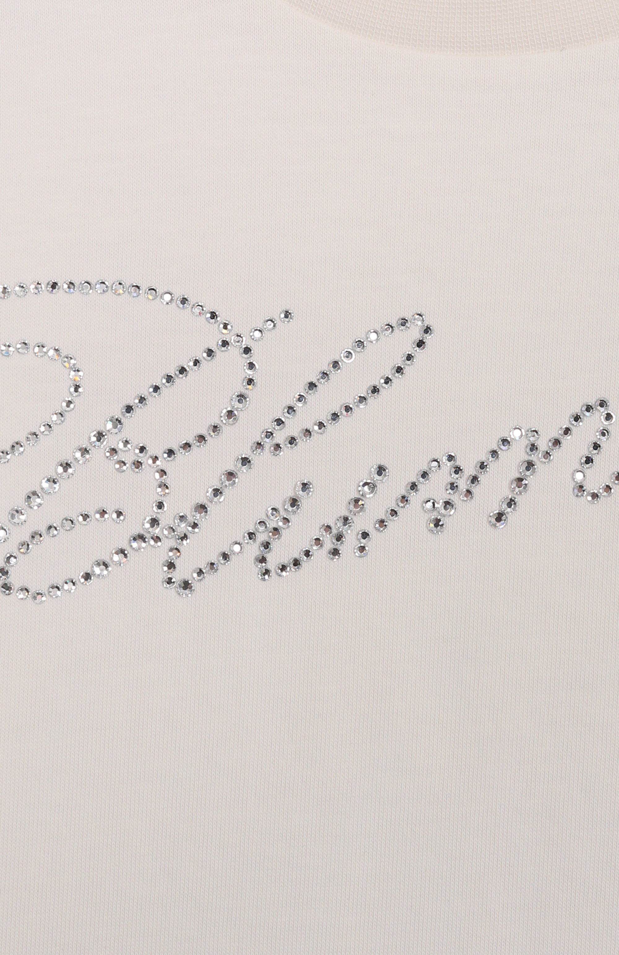 Хлопковая футболка BLUMARINE, арт. BGTS001.0.JF056/3A-5A, фото 3