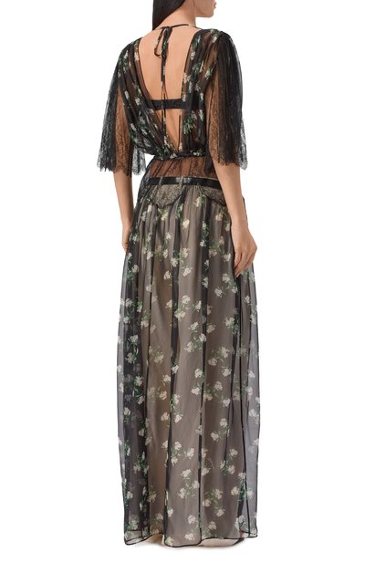 Платье из шелка и вискозы DOLCE & GABBANA черного цвета по цене 521500 руб., арт. F624HT/IS12X, фото 3 Платье из шелка и вискозы DOLCE & GABBANA, арт. F624HT/IS12X, фото 3