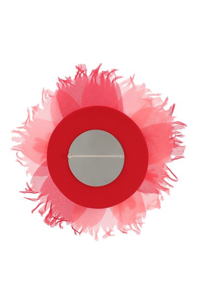 Брошь GIORGIO ARMANI красного цвета по цене 79950 руб., арт. 61N401/9P041, фото 2 Брошь GIORGIO ARMANI, арт. 61N401/9P041, фото 2