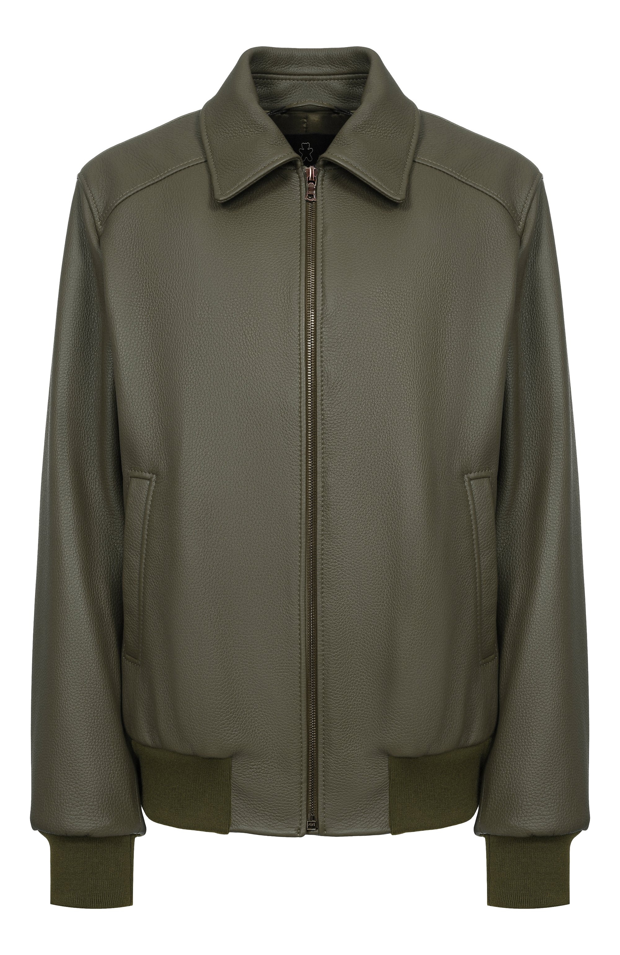 Кожаный бомбер MASLOV, арт. SMB63, фото 1