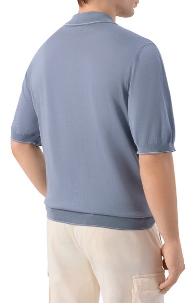 Поло из шелка и хлопка ZILLI, арт. KZP002M0107VCRC00, фото 4