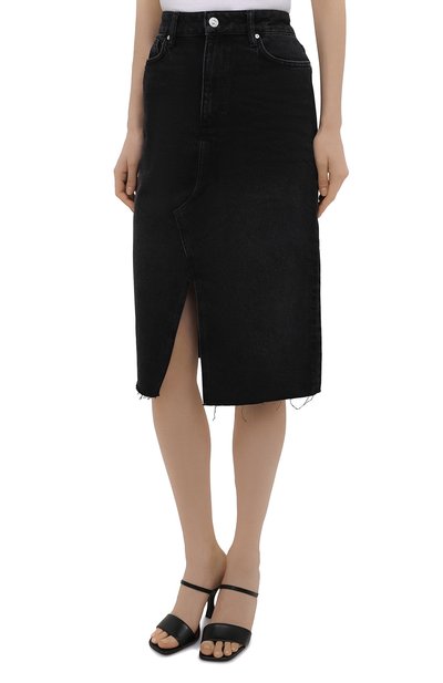 Джинсовая юбка meadow midi skirt PAIGE, арт. 5567G82-8031, фото 3