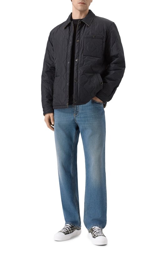 Текстильные кеды Burberry 8118854 Зелёный  8118854 Фото 2