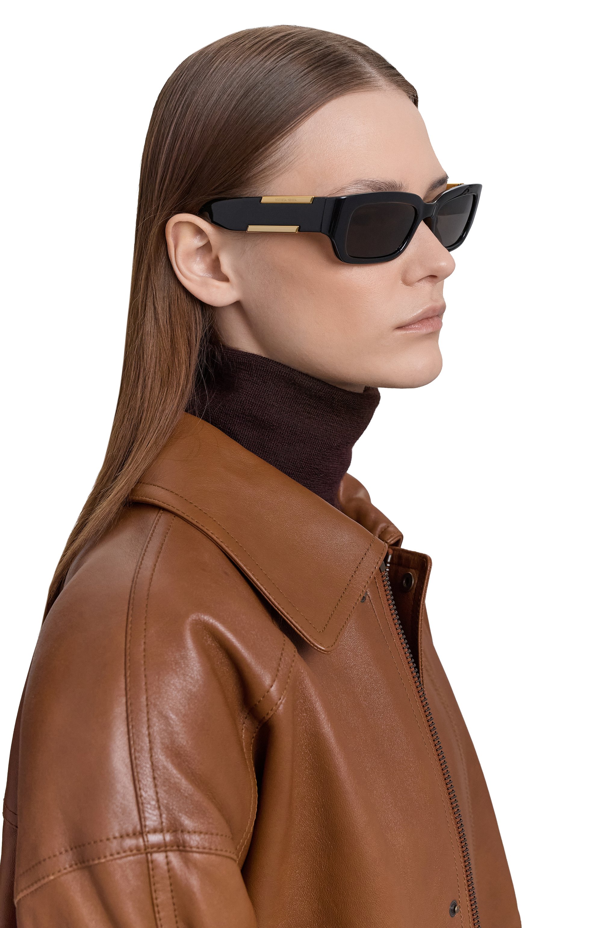 Солнцезащитные очки BOTTEGA VENETA черного цвета по цене 44950 руб., арт. BV1406S 001, фото 2 Солнцезащитные очки BOTTEGA VENETA, арт. BV1406S 001, фото 2