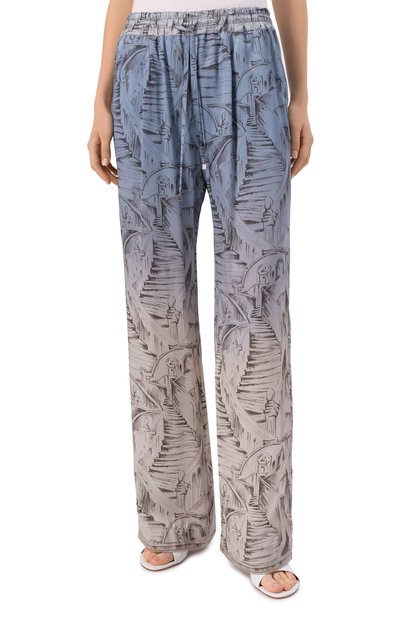 Атласные брюки KITON, арт. D58115K0585G08, фото 3