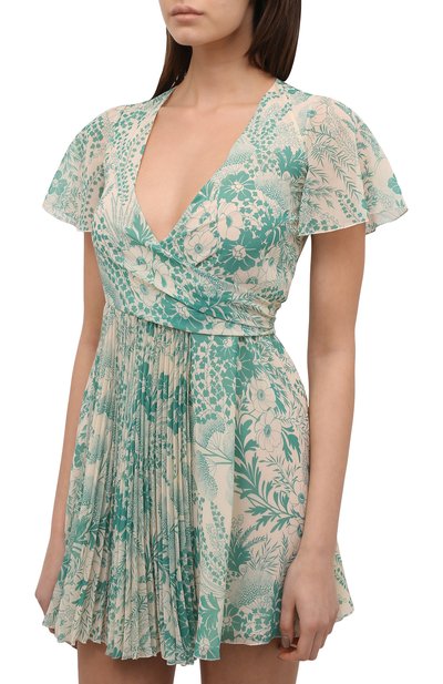 Платье REDVALENTINO зеленого цвета по цене 79700 руб., арт. XR3VACV4/69Y, фото 3 Платье REDVALENTINO, арт. XR3VACV4/69Y, фото 3
