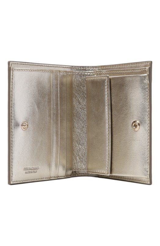 Кожаное портмоне Ferragamo 22D780/752759 Золотой  22D780/752759 Фото 3