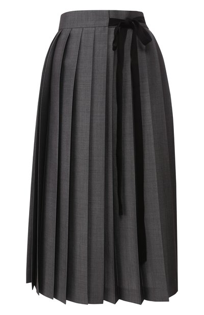 Женская шерстяная юбка PRADA, арт. P118R-HQ4-F0480