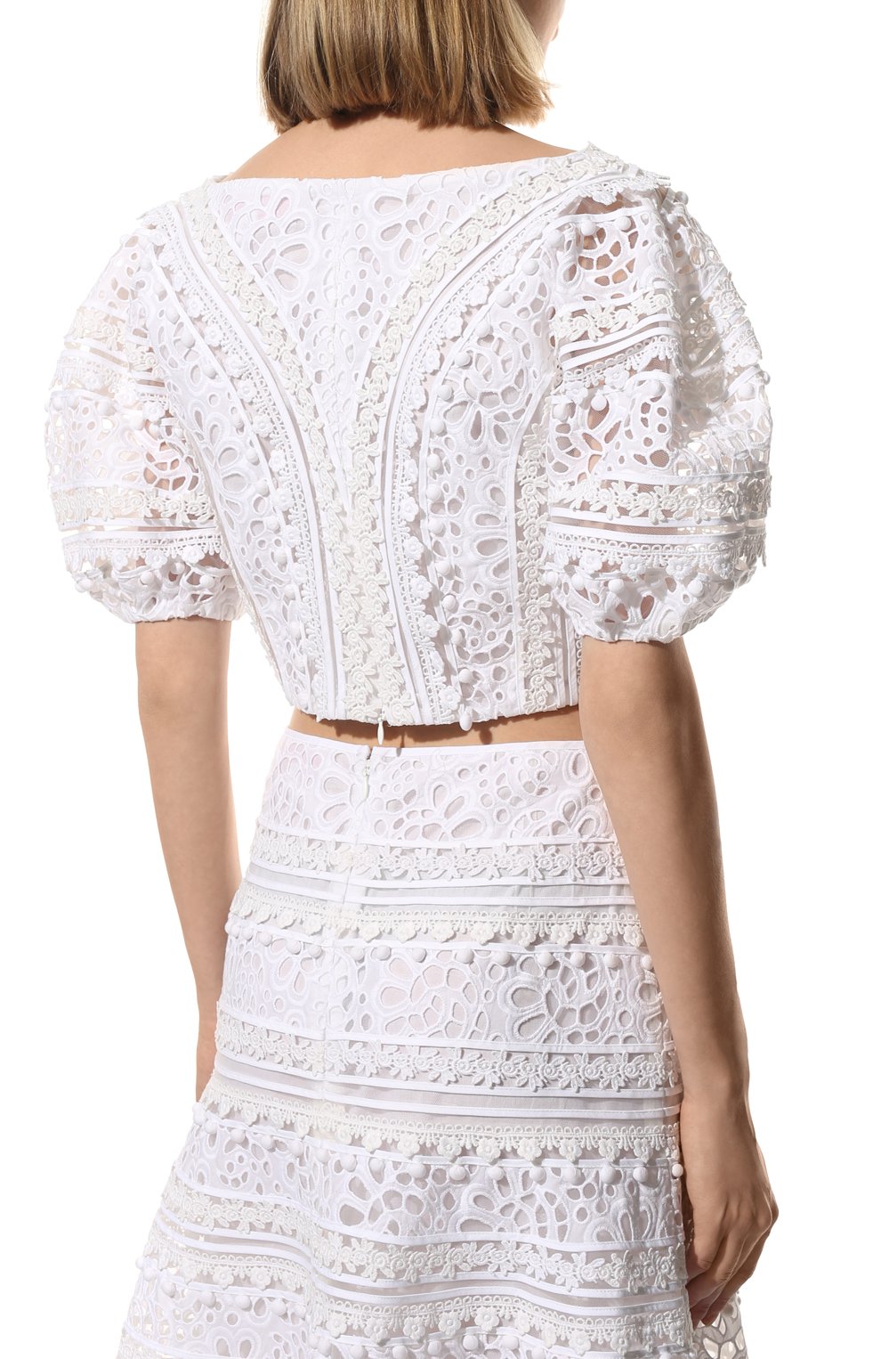 Хлопковый топ CAROLINA HERRERA, арт. R2211E214SCE, фото 4