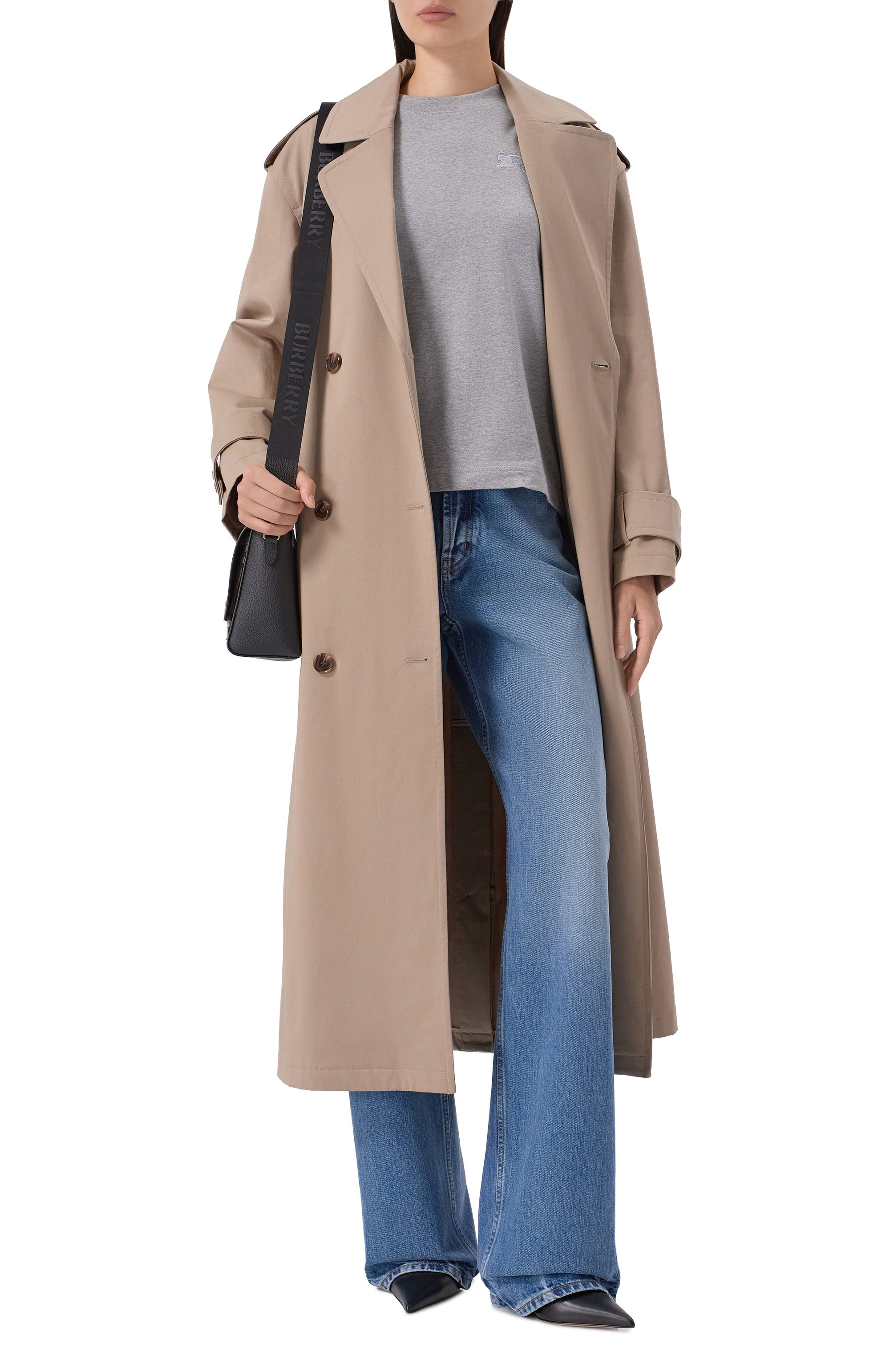 Хлопковая футболка BURBERRY, арт. 8122521, фото 2