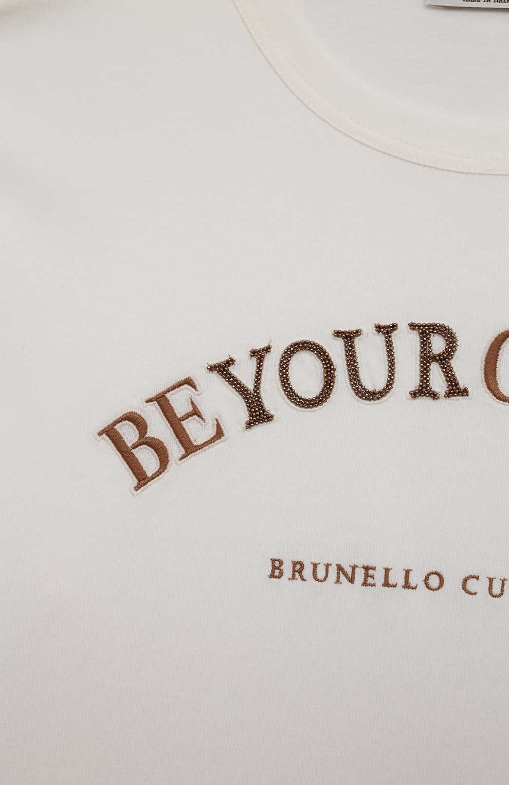 Хлопковый лонгслив BRUNELLO CUCINELLI, арт. B0A45T068C, фото 3