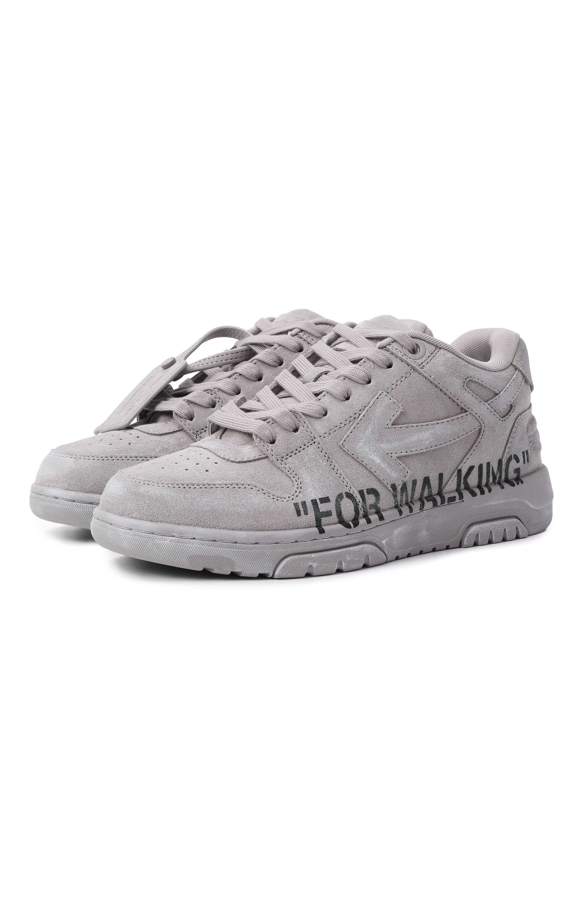 Замшевые кеды out of office OFF-WHITE, арт. 0WIA259F25LEA00B0907, фото 1