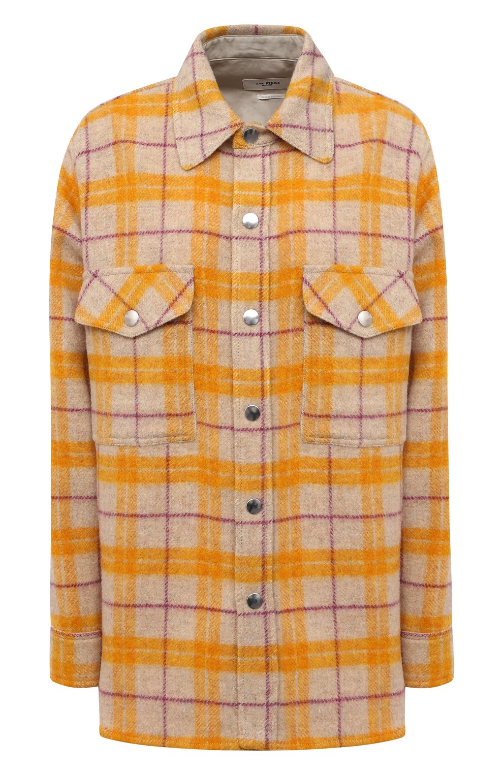 Шерстяная куртка ISABEL MARANT ETOILE желтого цвета по цене 45150 руб., арт. MA0953-21P064E/FAX0NLI, фото 1 Шерстяная куртка ISABEL MARANT ETOILE, арт. MA0953-21P064E/FAX0NLI, фото 1