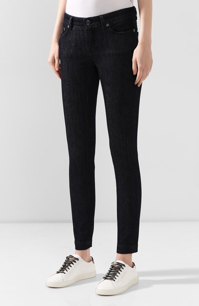Джинсы DOLCE & GABBANA темно-синего цвета по цене 49800 руб., арт. FTAH7D/G8BH0, фото 3 Джинсы DOLCE & GABBANA, арт. FTAH7D/G8BH0, фото 3