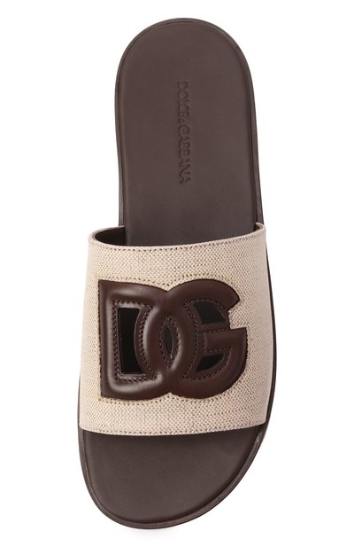Текстильные шлепанцы dg light DOLCE & GABBANA, арт. A80590/A0106, фото 5