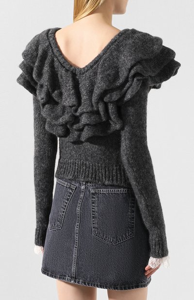 Свитер PHILOSOPHY DI LORENZO SERAFINI серого цвета по цене 59950 руб., арт. A0935/7104, фото 4 Свитер PHILOSOPHY DI LORENZO SERAFINI, арт. A0935/7104, фото 4