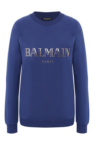 Женский хлопковый пуловер BALMAIN, арт. RF13735/I044