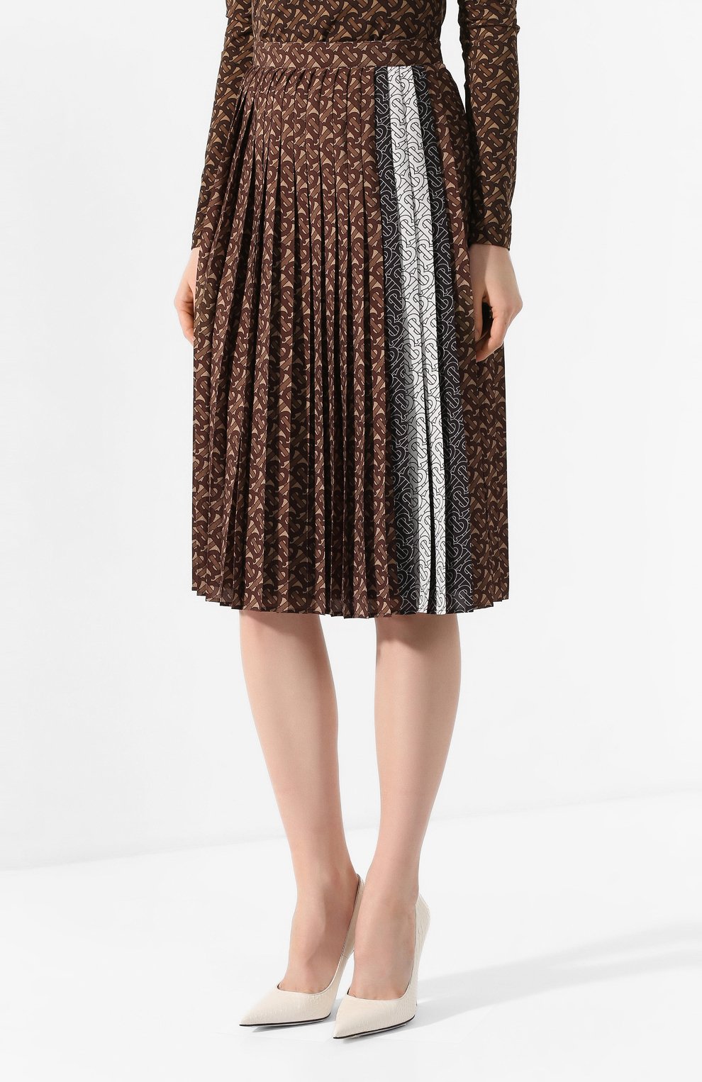 Юбка BURBERRY коричневого цвета по цене 147000 руб., арт. 8025237, фото 3 Юбка BURBERRY, арт. 8025237, фото 3