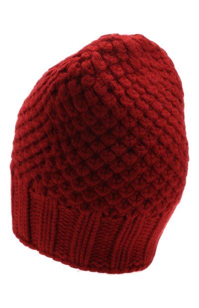 Кашемировая шапка gray glace фактурной вязки LORO PIANA, арт. FAI3508, фото 2