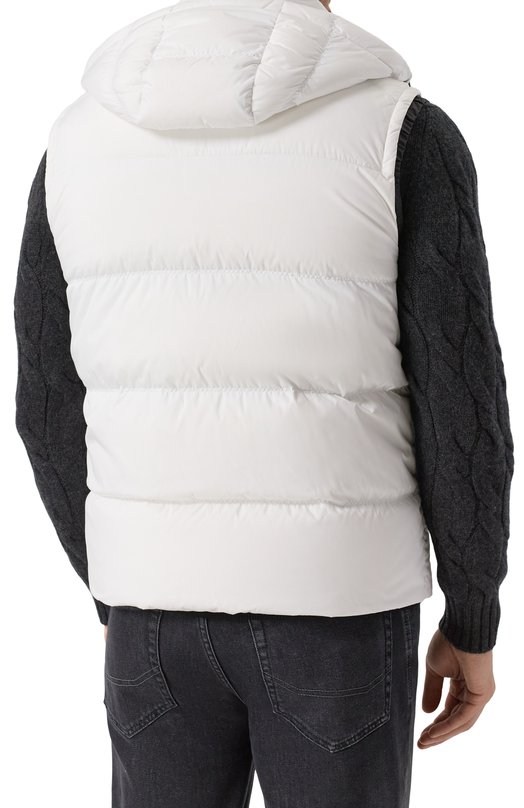 Утепленный жилет Stefano Ricci M6J5400080/PL002Q Белый  M6J5400080/PL002Q Фото 6