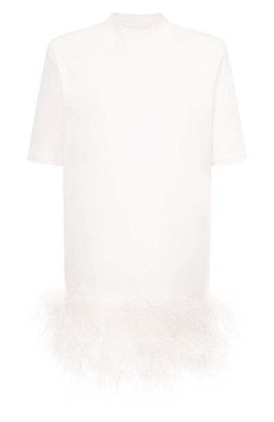 Женское платье с отделкой перьями THE ATTICO, арт. 260WCA00469/JJJ025MU