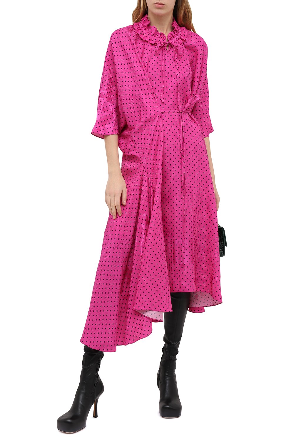 Платье из вискозы BALENCIAGA, арт. 642287/TJLB4, фото 2