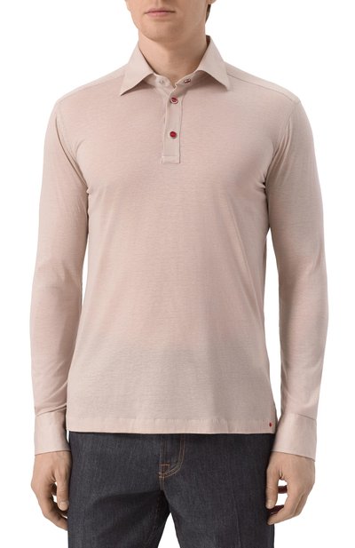 Поло из лиоцелла и хлопка KITON, арт. UMCP0SH0924206_46-50, фото 3
