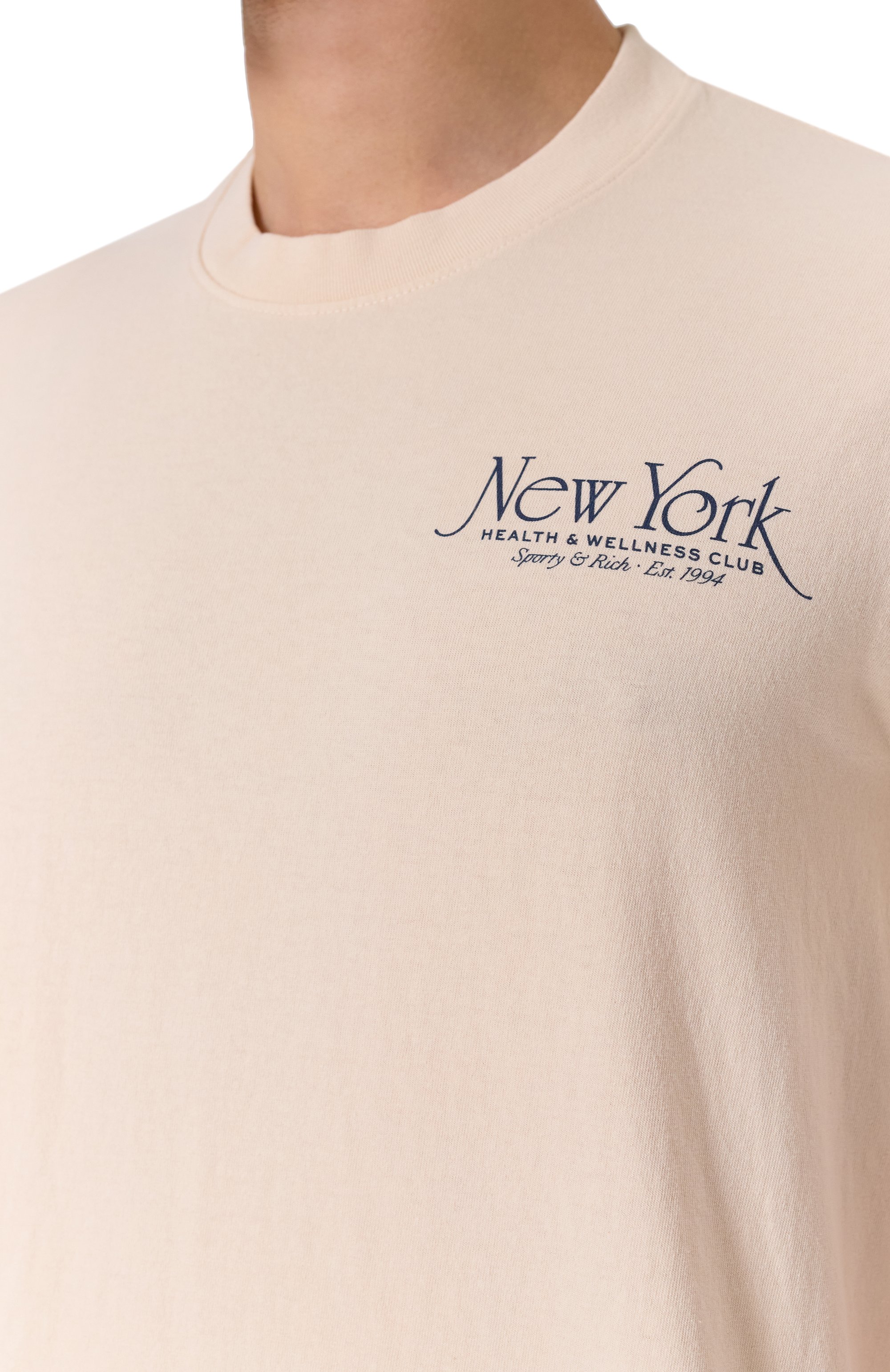 Хлопковая футболка SPORTY AND RICH, арт. T0043508034CR01, фото 5