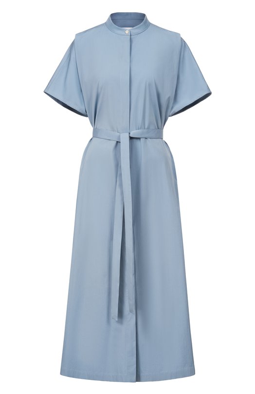 Хлопковое платье Jil Sander J40CT0229/J45292 Голубой J40CT0229/J45292