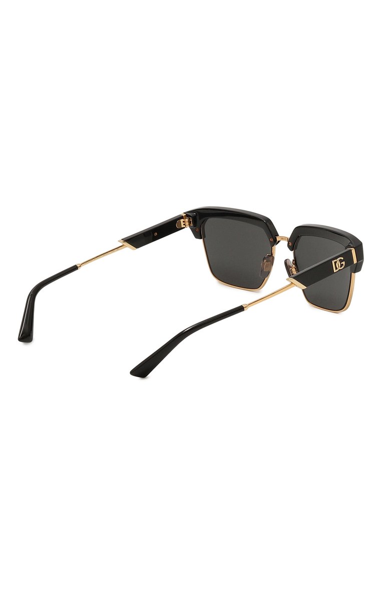 Мужские солнцезащитные очки DOLCE & GABBANA черного цвета, арт. 6185-501/87 | Фото 4 (Нос: Не проставлено; Региональные ограничения белый список (Axapta Mercury): Не проставлено; Материал: Пластик; Тип очков: С/з; Кросс-КТ: С/з-мужское; Очки форма: Квадратные; Оптика Гендер: оптика-мужское)
