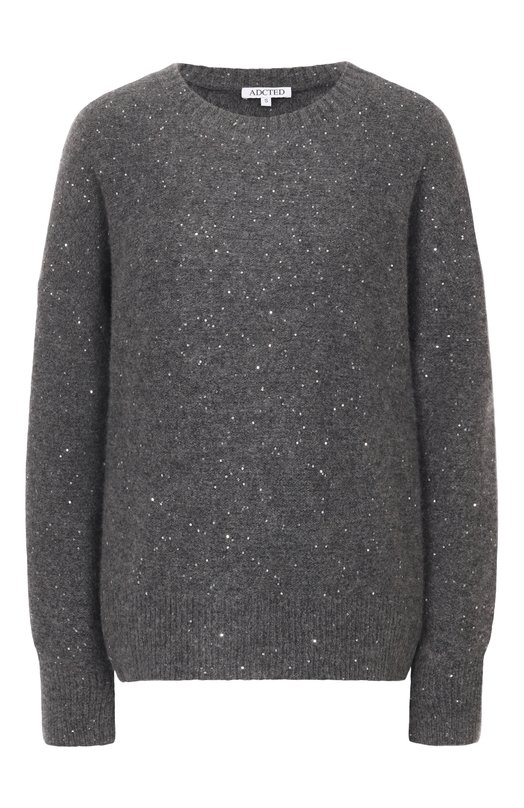 Свитер из кашемира и хлопка Addicted NY103-1 Серый NY103-1