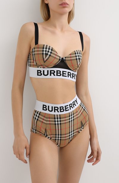 Бра с плотной чашкой BURBERRY бежевого цвета по цене 45350 руб., арт. 8026430, фото 2 Бра с плотной чашкой BURBERRY, арт. 8026430, фото 2