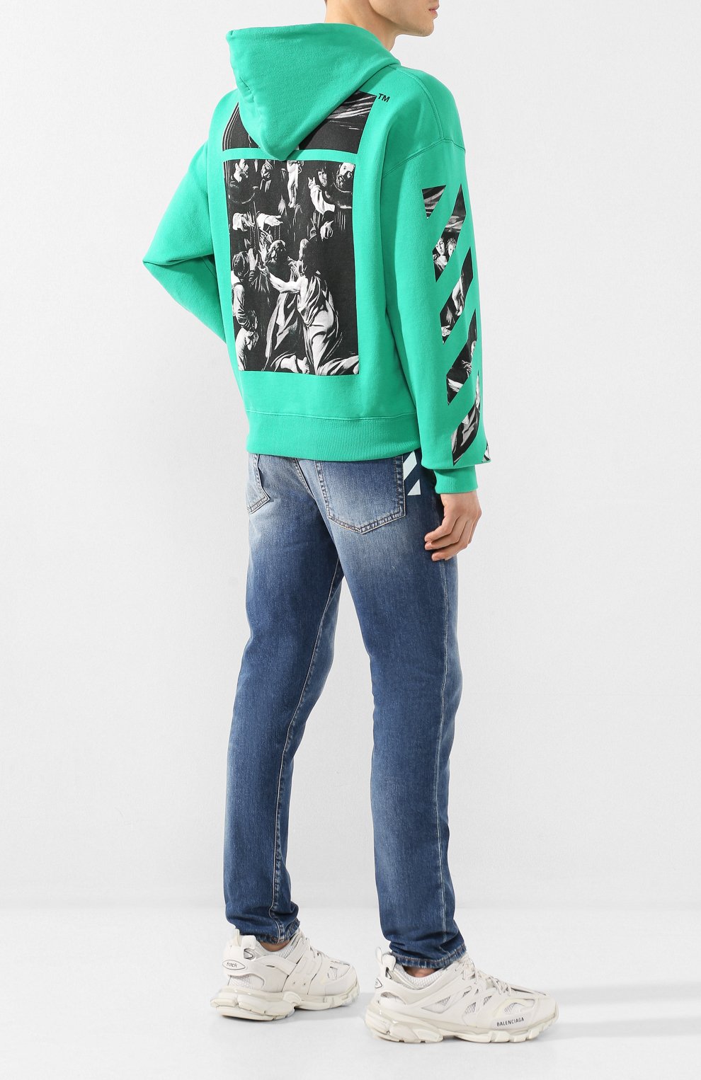 Хлопковое худи OFF-WHITE, арт. 0MBB037S20E300054488, фото 2