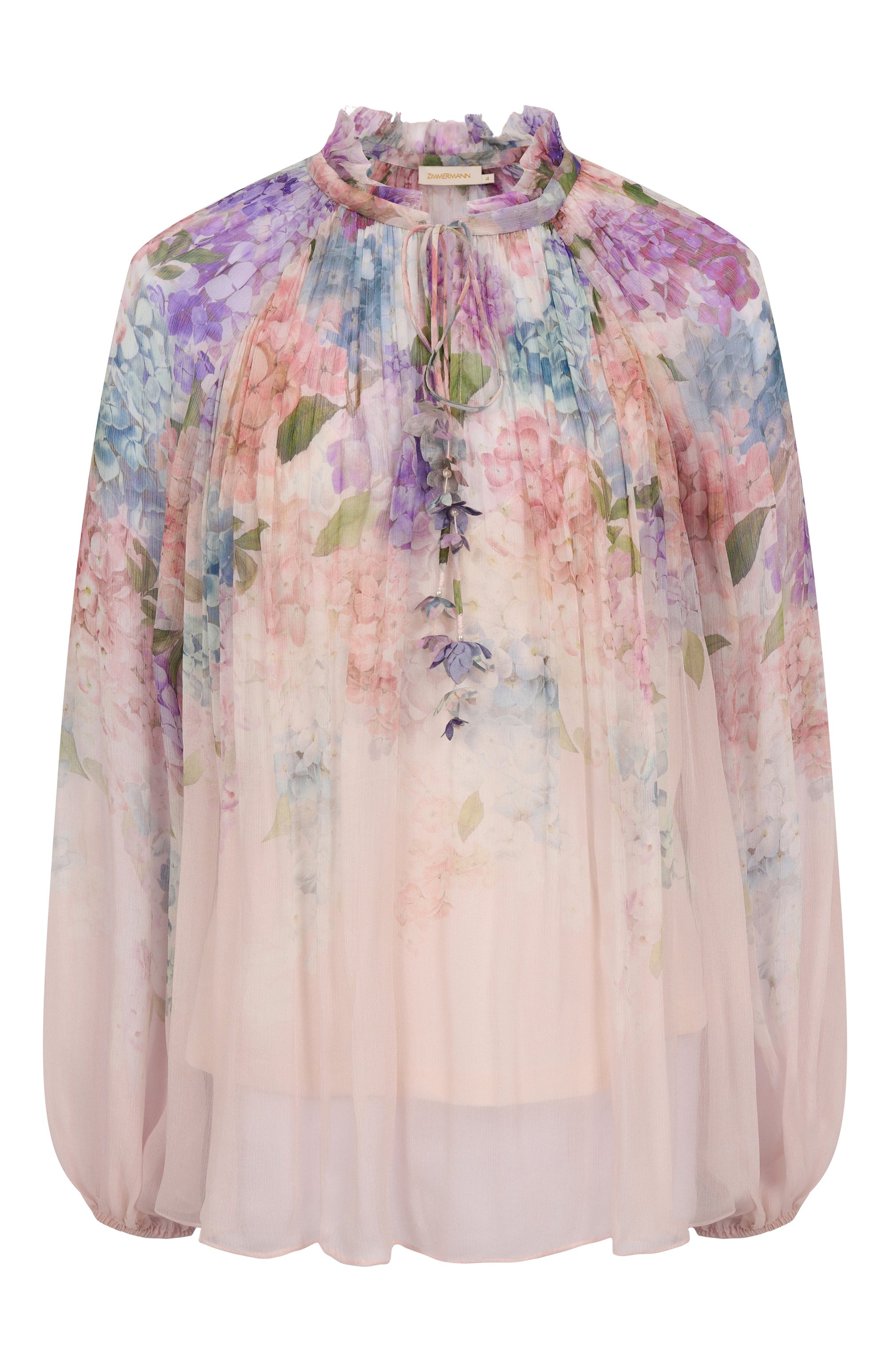 Блузка из вискозы ZIMMERMANN, арт. 0991TS252, фото 1